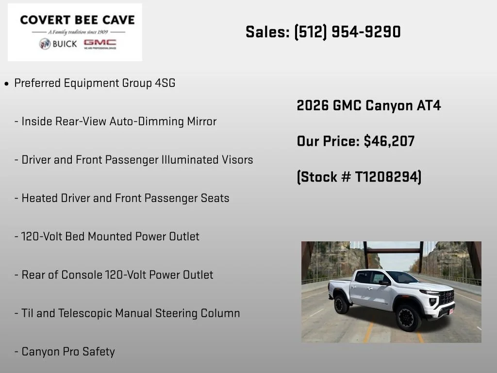 New 2026 Summit White GMC AT4 image 12