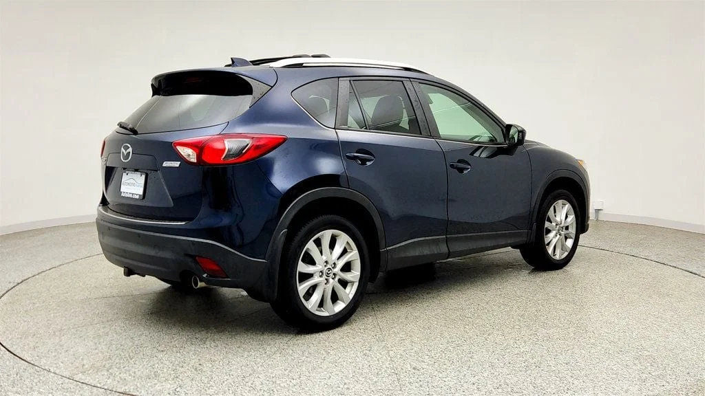 Used 2015 Deep Crystal Blue Mica Mazda AWD 4dr Automatic Grand Touring w/ Technology Package image 5