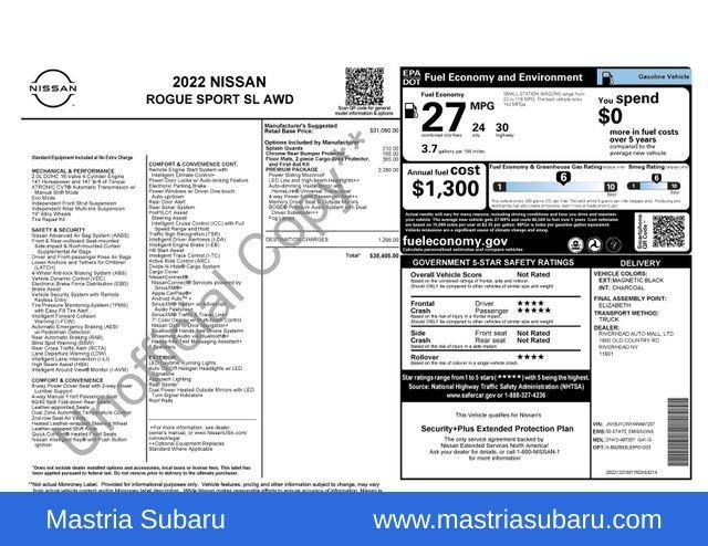 Used 2022 Magnetic Black Pearl Nissan SL image 46