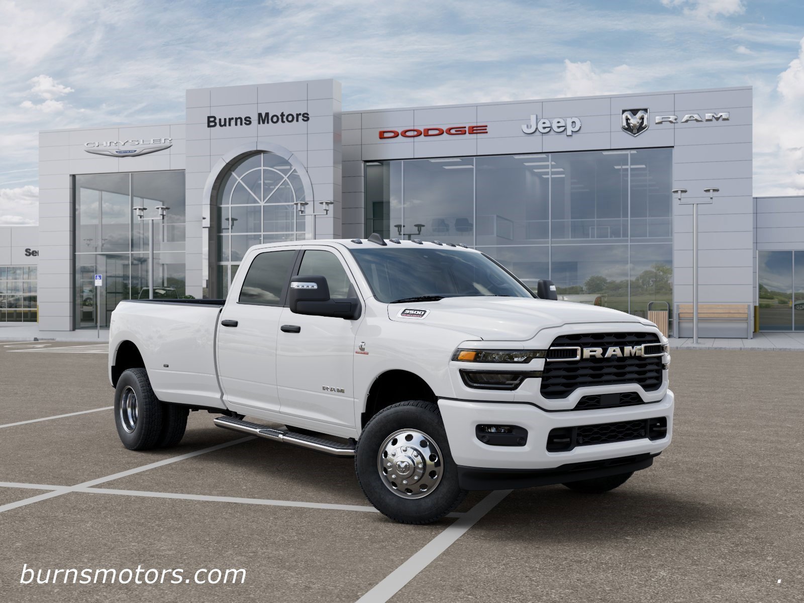 New 2026 Bright White Clear-Coat Exterior Paint RAM Lone Star Dually image 5