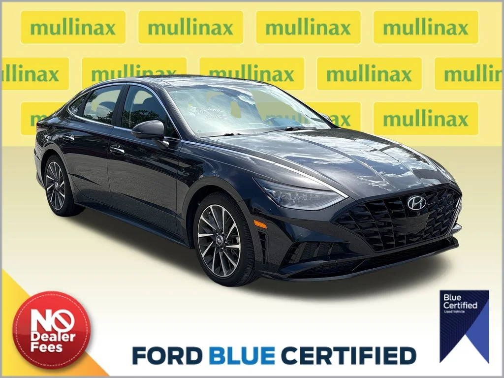 Certified Used 2023 Blue Hyundai Limited image 1