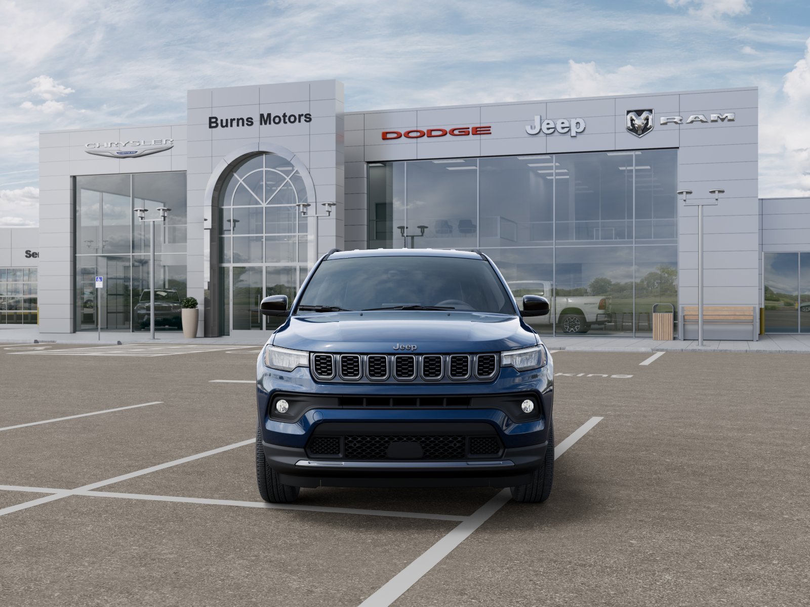 New 2026 Fathom Blue Pearl-Coat Exterior Paint Jeep Latitude Altitude image 6