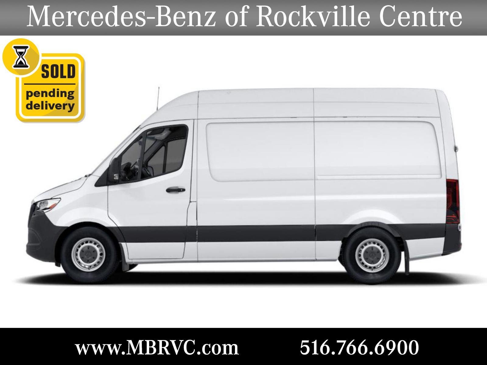 New 2025 Arctic White Mercedes-Benz 2500 Standard Roof I4 Diesel 144 RWD image 3