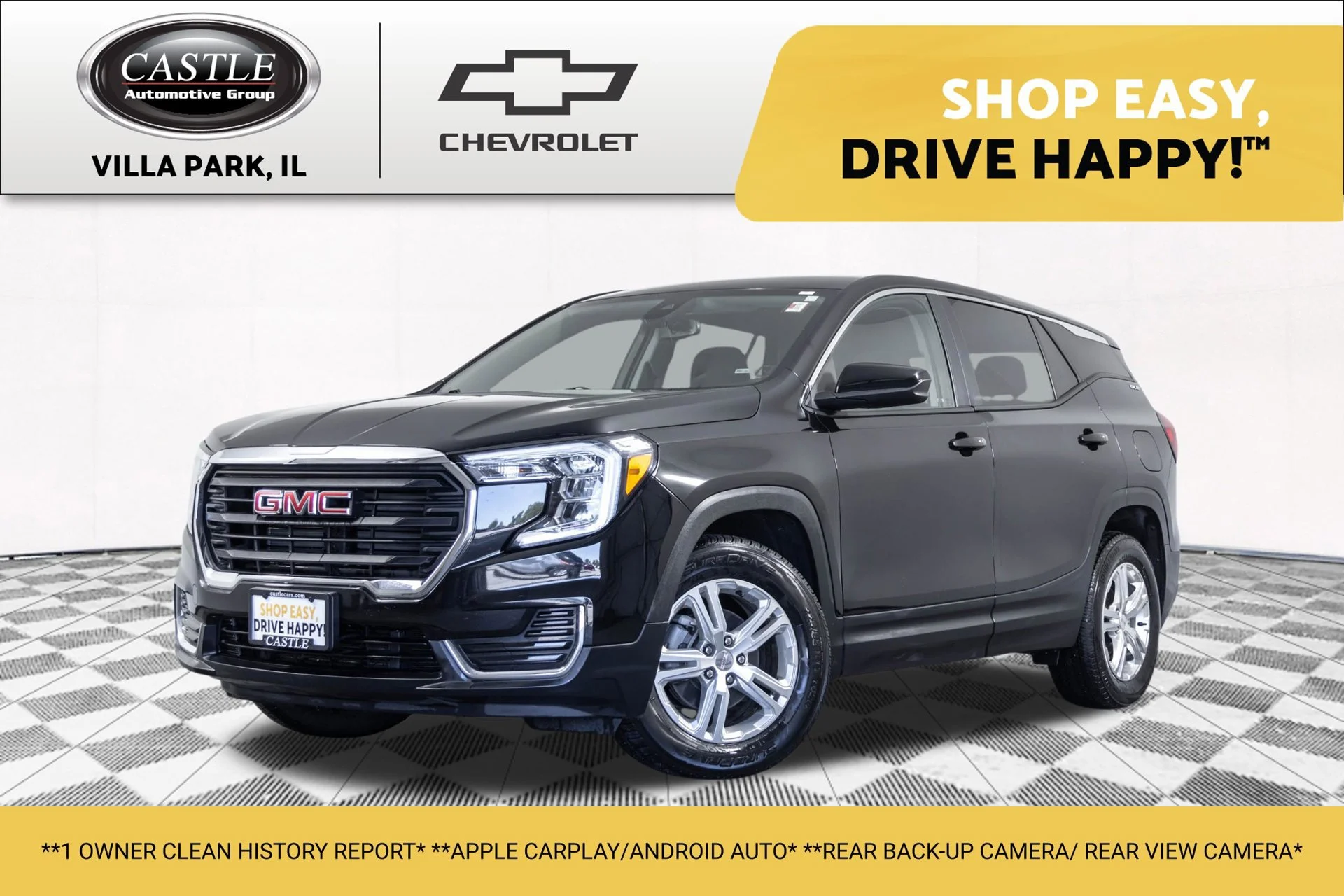 Used 2024 Ebony Twilight Metallic GMC SLE image 1