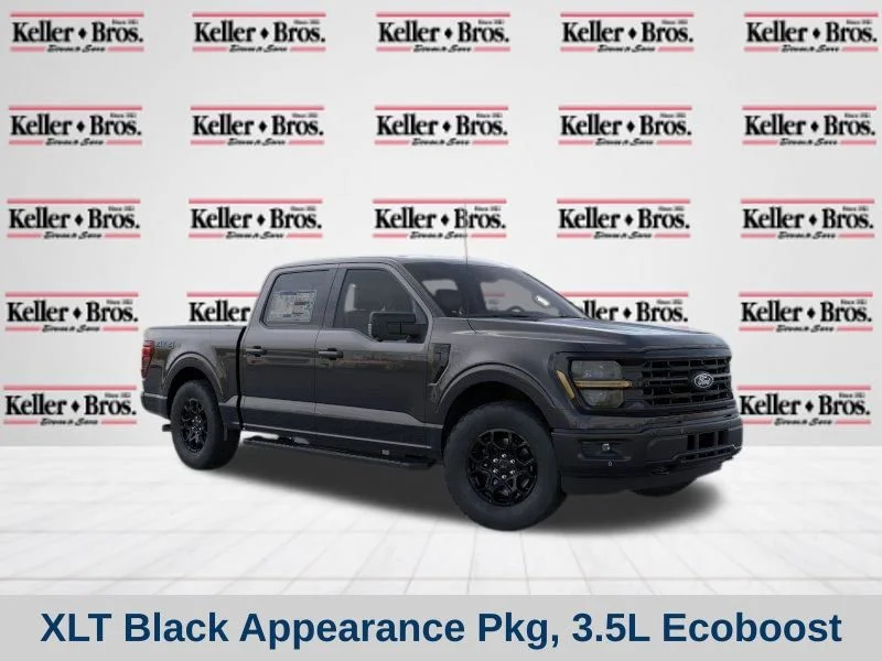 New 2026 Agate Black Metallic Ford XLT image 1