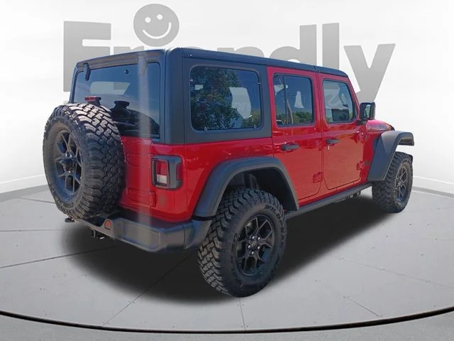 New 2026 Firecracker Red Clear-Coat Exterior Paint Jeep Willys image 5