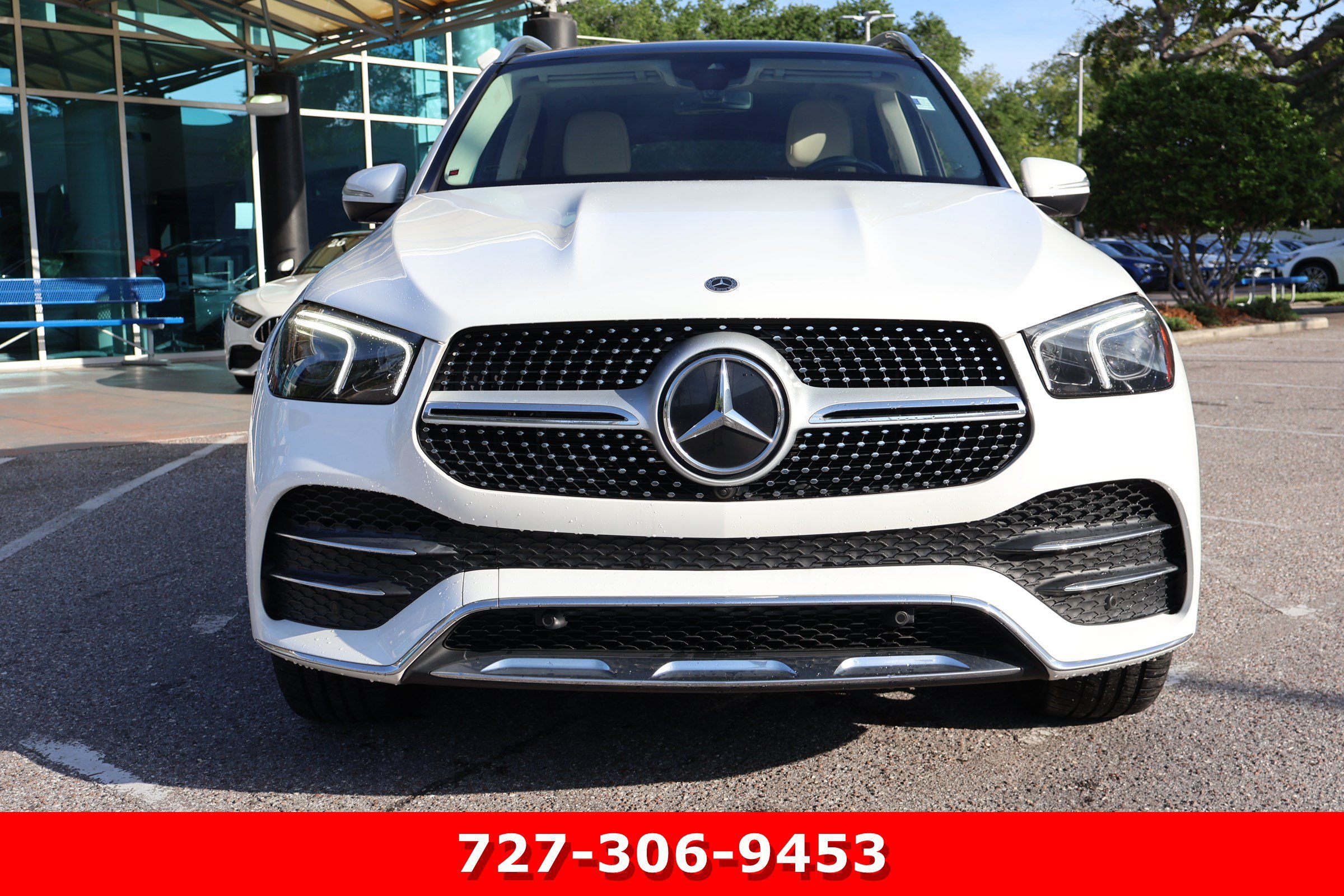 Certified Used 2021 Polar White Mercedes-Benz GLE 350 image 12