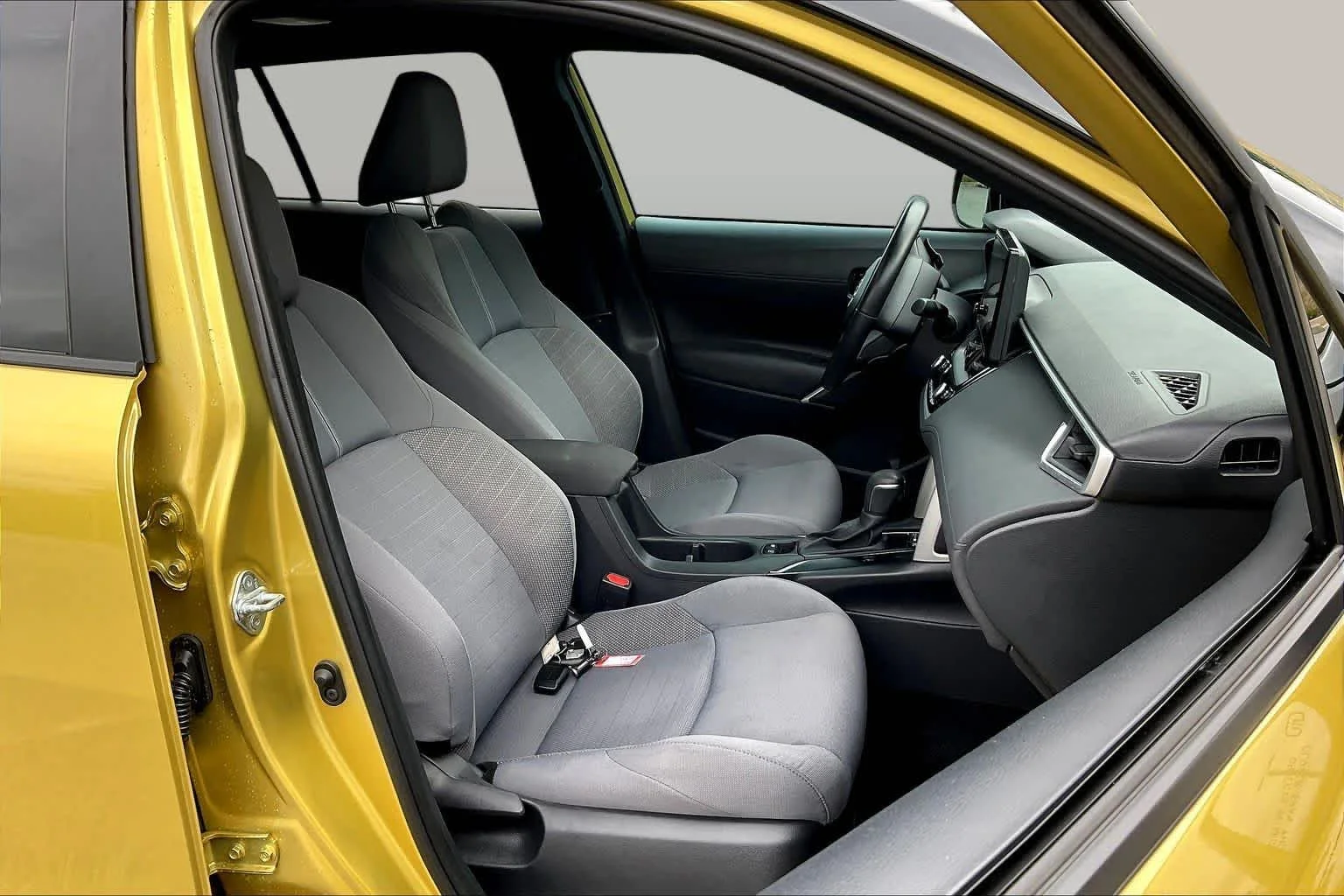 Used 2024 Acidic Blast/Jet Black Toyota Hybrid SE image 9