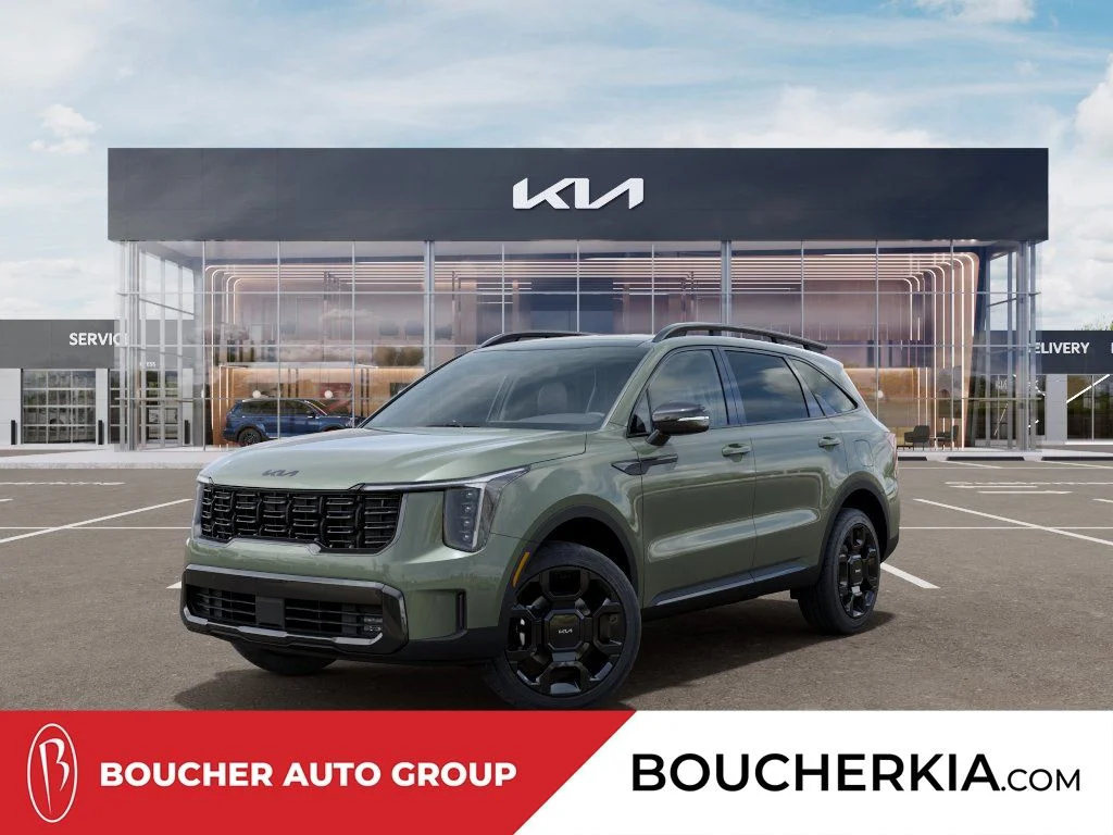 New 2026 Jungle Green Kia X-Line EX AWD image 1