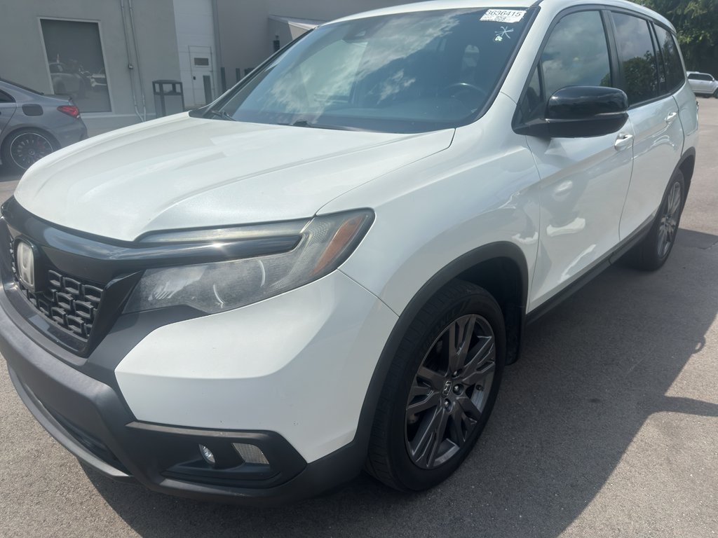 Used 2021 Platinum White Pearl Honda EX-L image 3