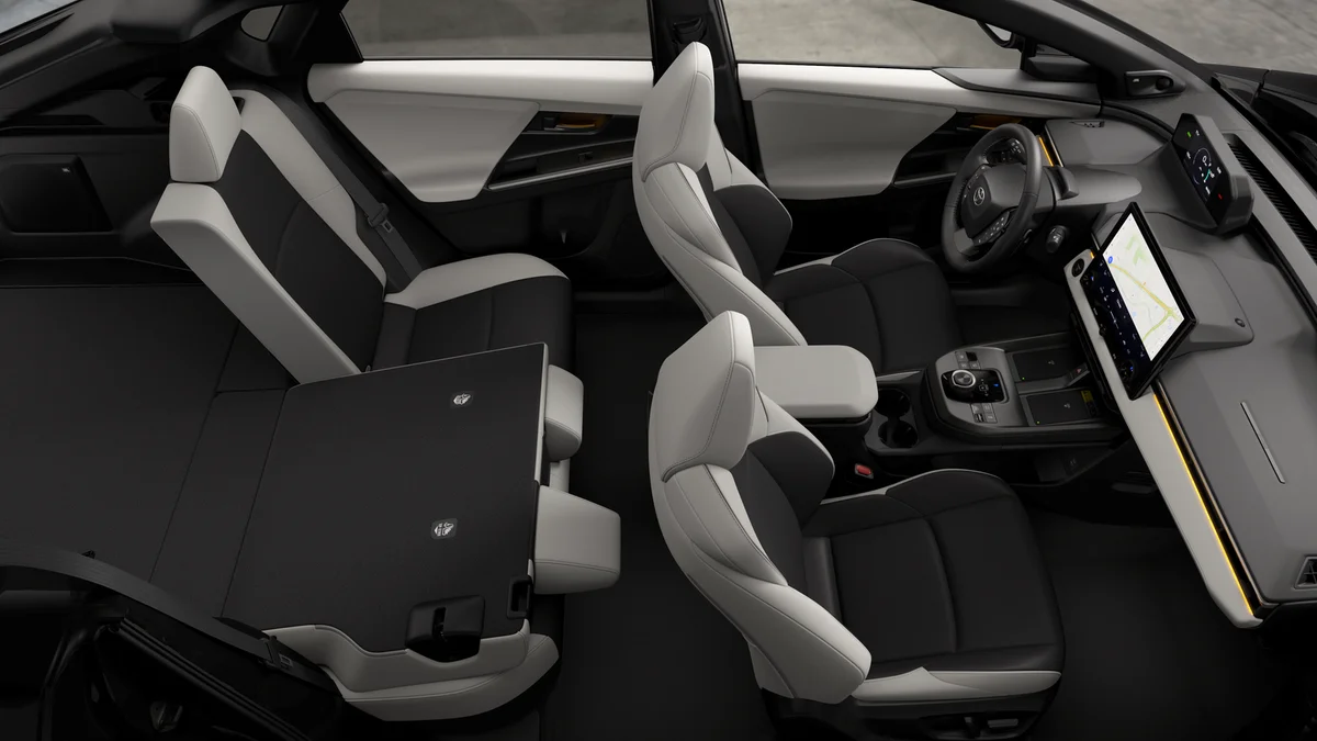 New 2026 Wind Chill Pearl with Midnight Black Metallic roof Toyota Limited image 22
