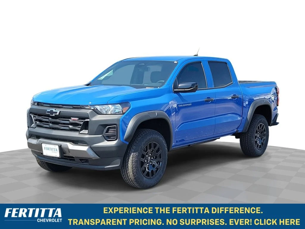 New 2026 Reef Blue Metallic Chevrolet Trail Boss image 1