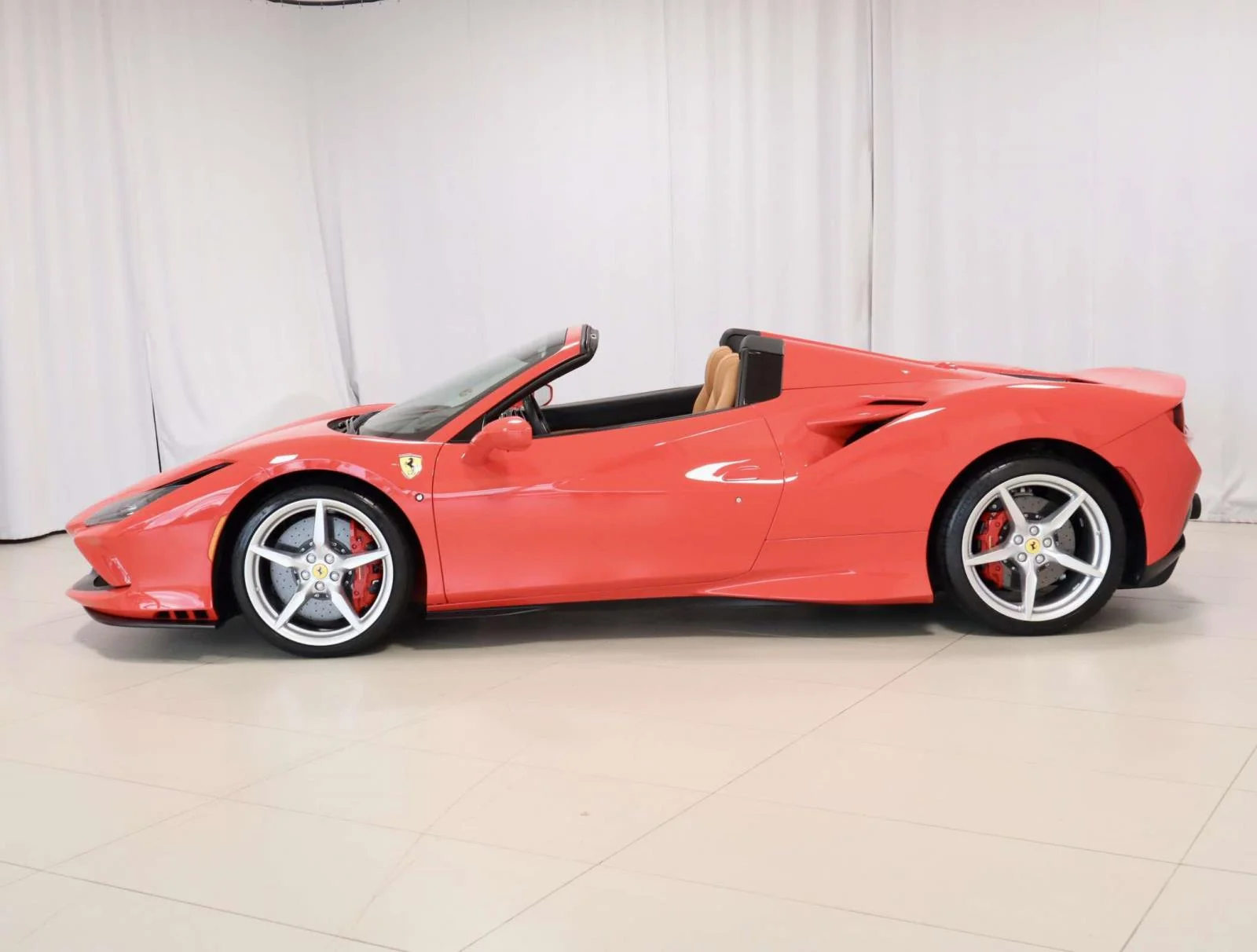 Used 2022 Rosso Corsa Ferrari Convertible image 2