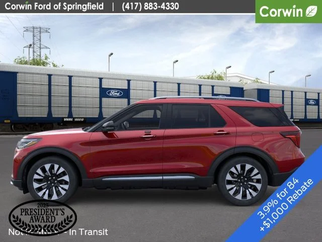 New 2026 Rapid Red Metallic Tinted Clearcoat Ford Platinum™ image 4