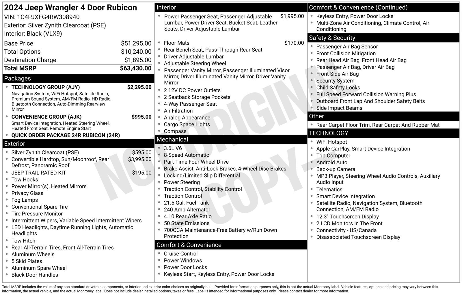 Used 2024 Silver Jeep Rubicon image 6