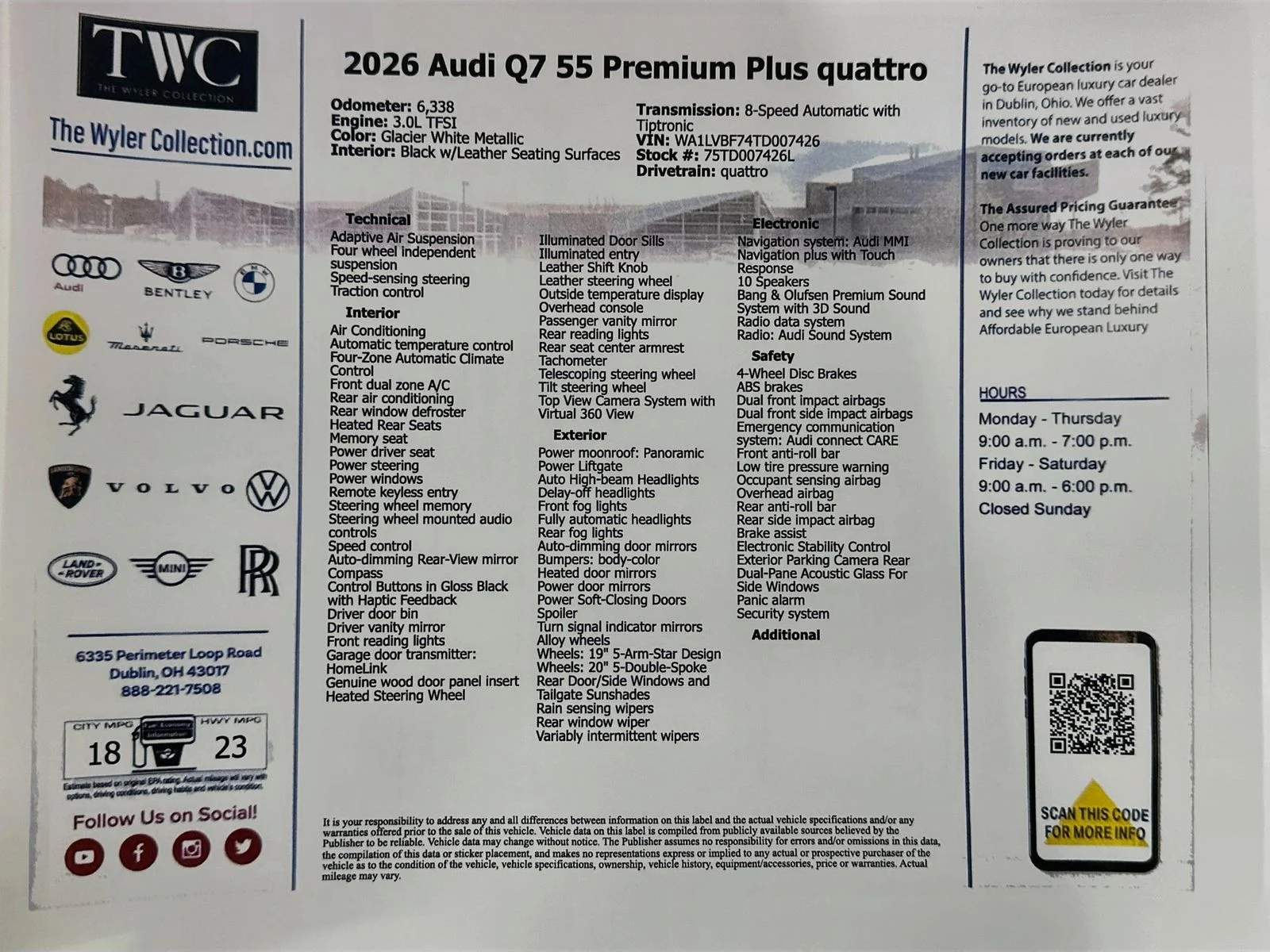 Used 2026 White Audi  image 47
