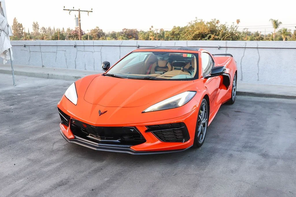 Used 2020 Orange Chevrolet Stingray image 4