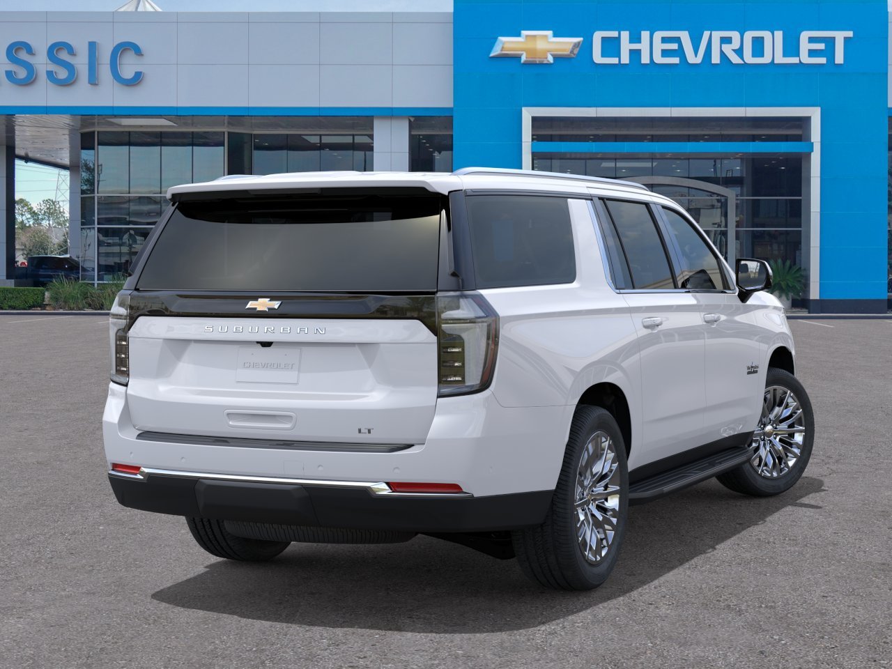 2026 Chevrolet Suburban LT White at Classic Elite Chevrolet Hwy 6