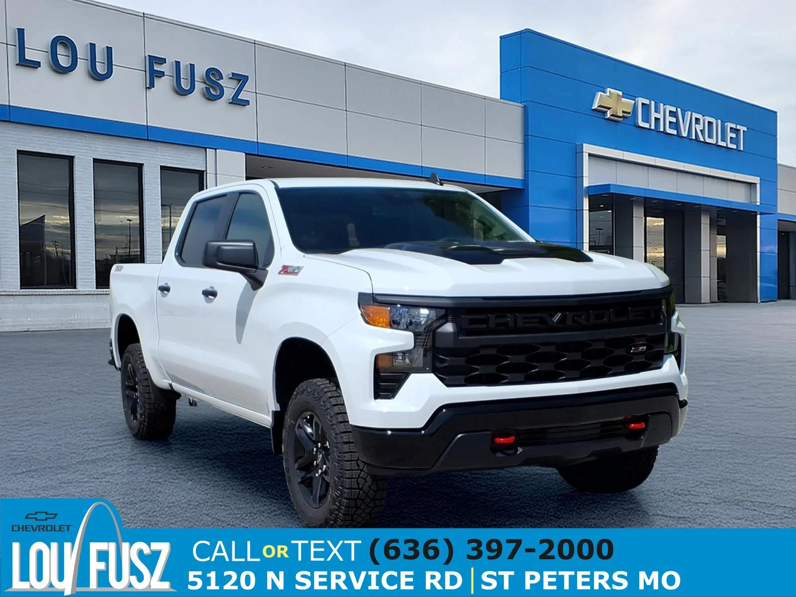 New 2026 Summit White Chevrolet Custom Trail Boss image 1