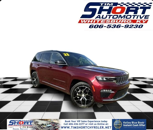 Used 2023 Red Jeep Summit Reserve image 1