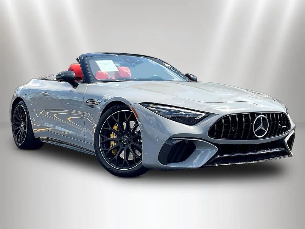 Used 2022 Selenite Gray Metallic Mercedes-Benz SL 63 AMG® image 3