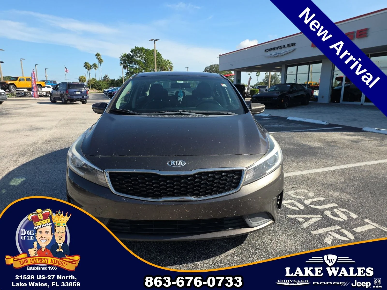 Used 2017 Kia Forte LX with VIN 3KPFL4A77HE126217 for sale in Lake Wales, FL