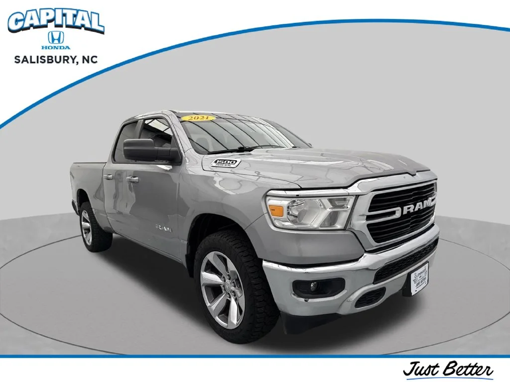 Silver 2021 Ram 1500 BIG HORN/LONE STAR Crew Cab Pickup Raleigh NC