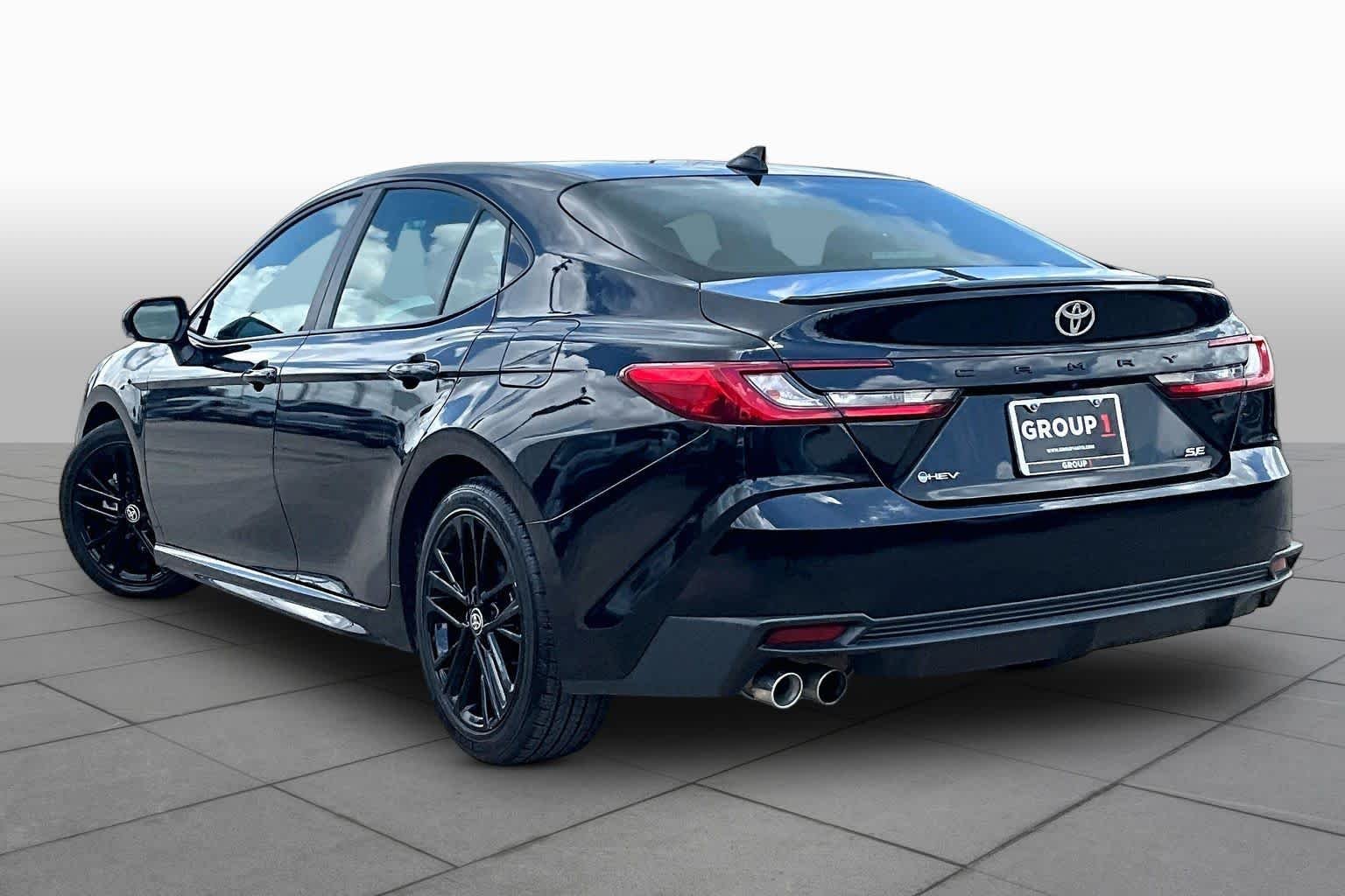 Used 2025 Midnight Black Metallic Toyota SE image 12