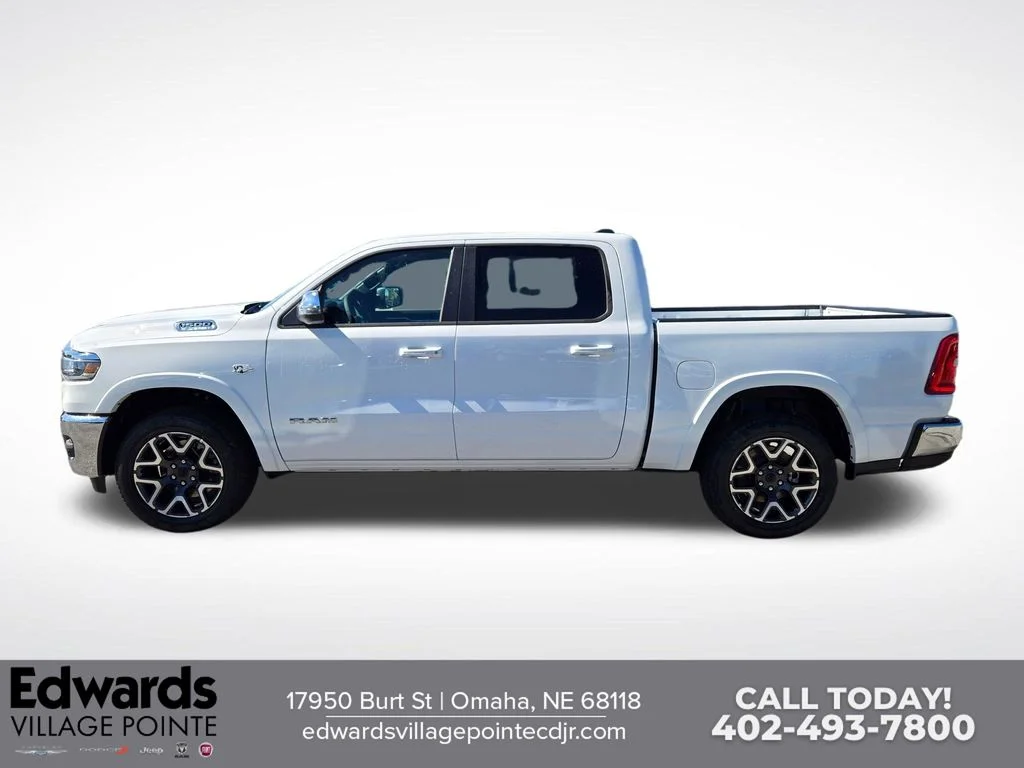 New 2026 Bright White Clear-Coat Exterior Paint RAM Laramie image 6