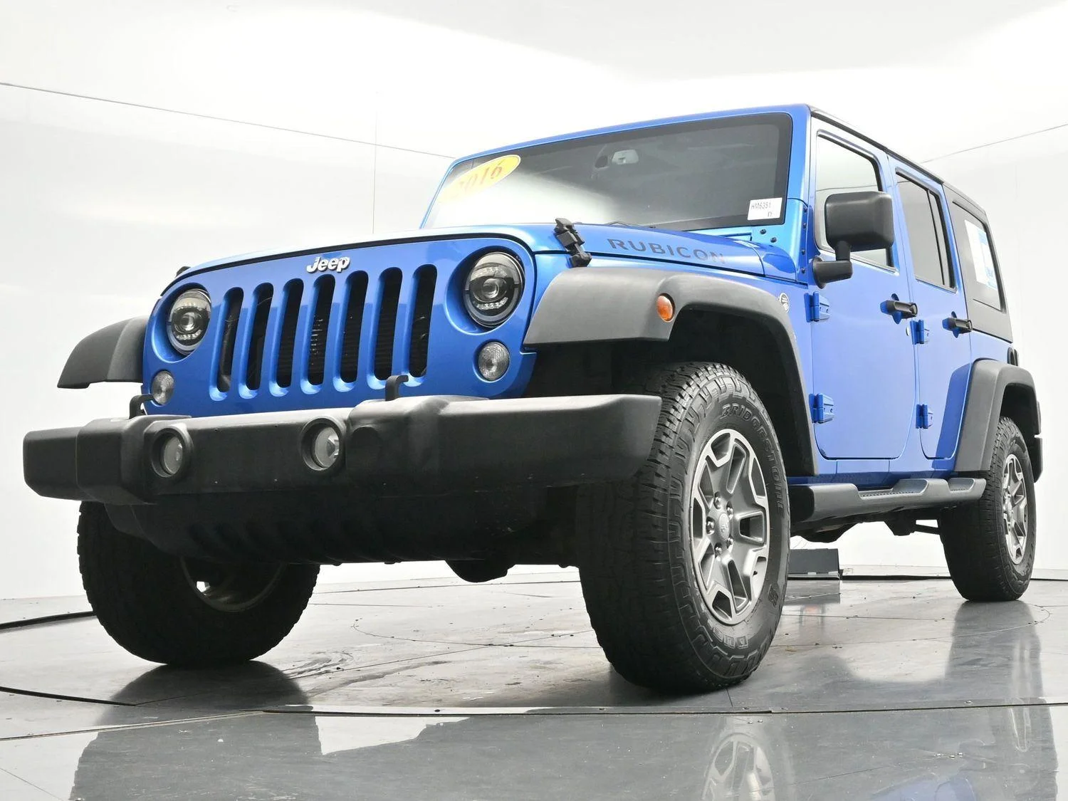 Used 2016 Hydro Blue Pearl Jeep Rubicon image 44