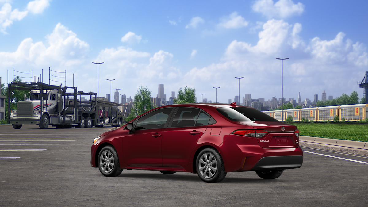 New 2026 Ruby Flare Pearl Toyota Hybrid LE image 6