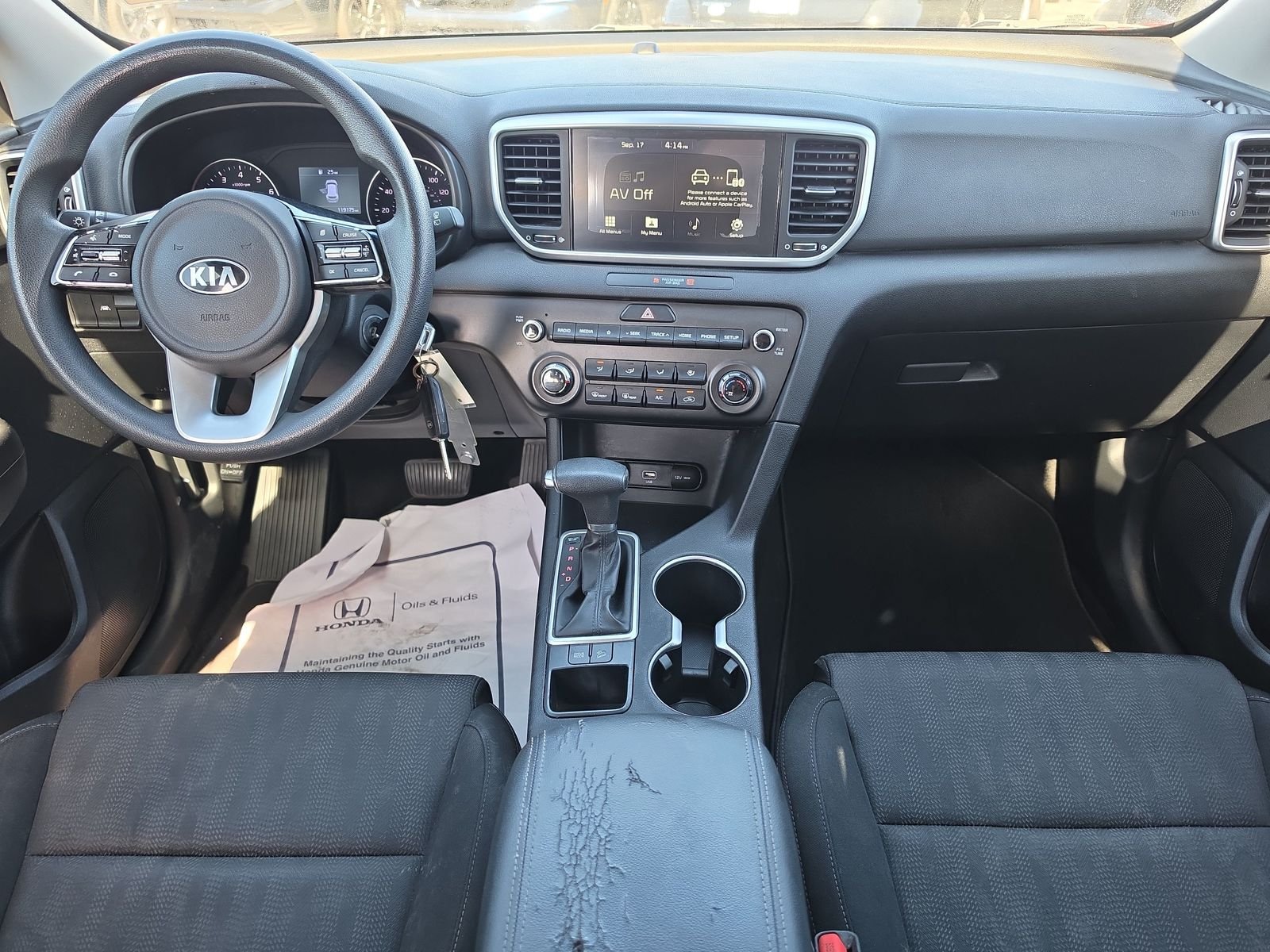 Used 2020 Red Kia LX image 8