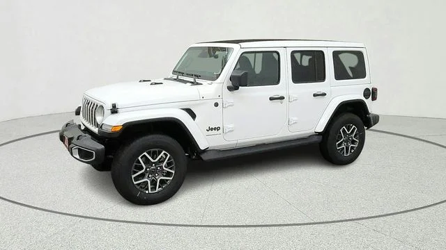 New 2026 Bright White Clear-Coat Exterior Paint Jeep Sahara image 4