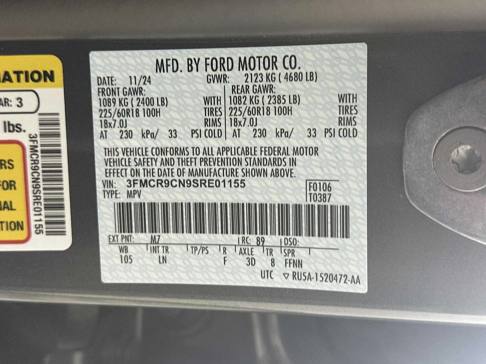 Used 2025 Carbonized Gray Ford Outer Banks image 41