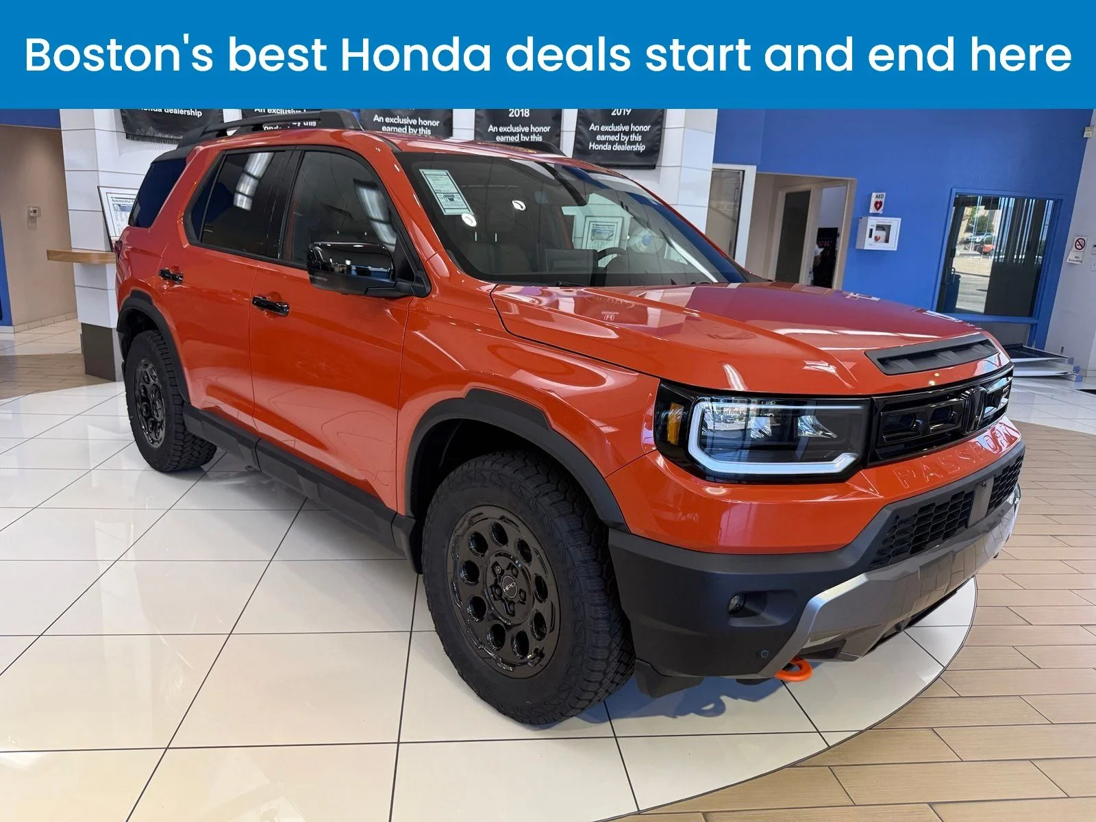 Used 2026 Orange Honda TrailSport Elite Blackout image 1