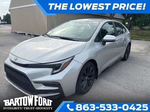 Used 2024 Silver Toyota SE image 1