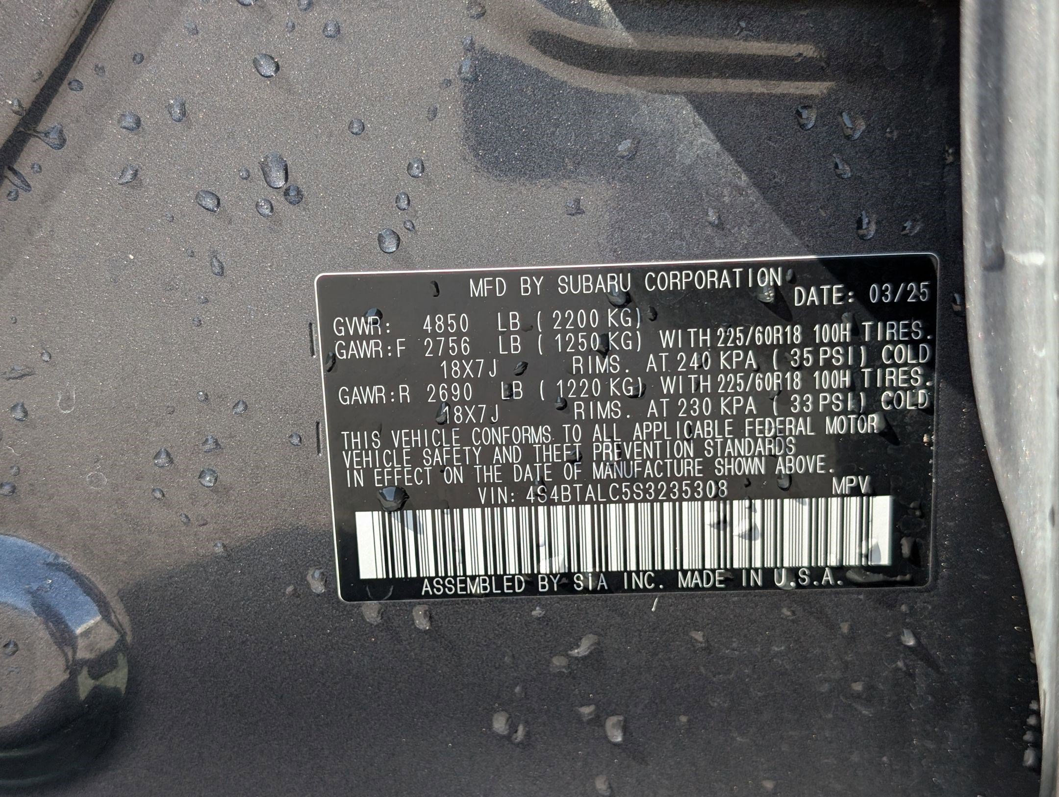 Certified Used 2025 Magnetite Gray Metallic Subaru Onyx Edition image 34