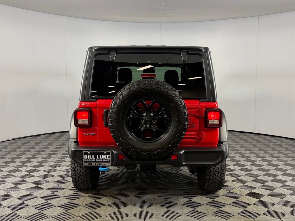 Certified Used 2024 Red Jeep Willys 4xe image 8