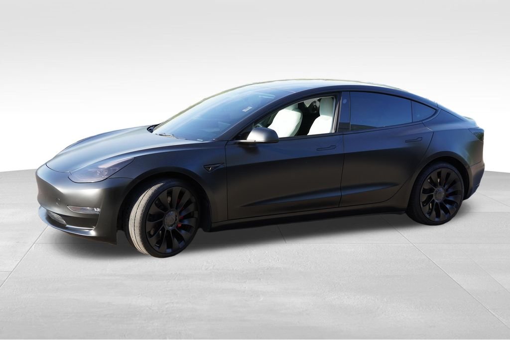 Used 2023 Matte Black Tesla Performance image 10