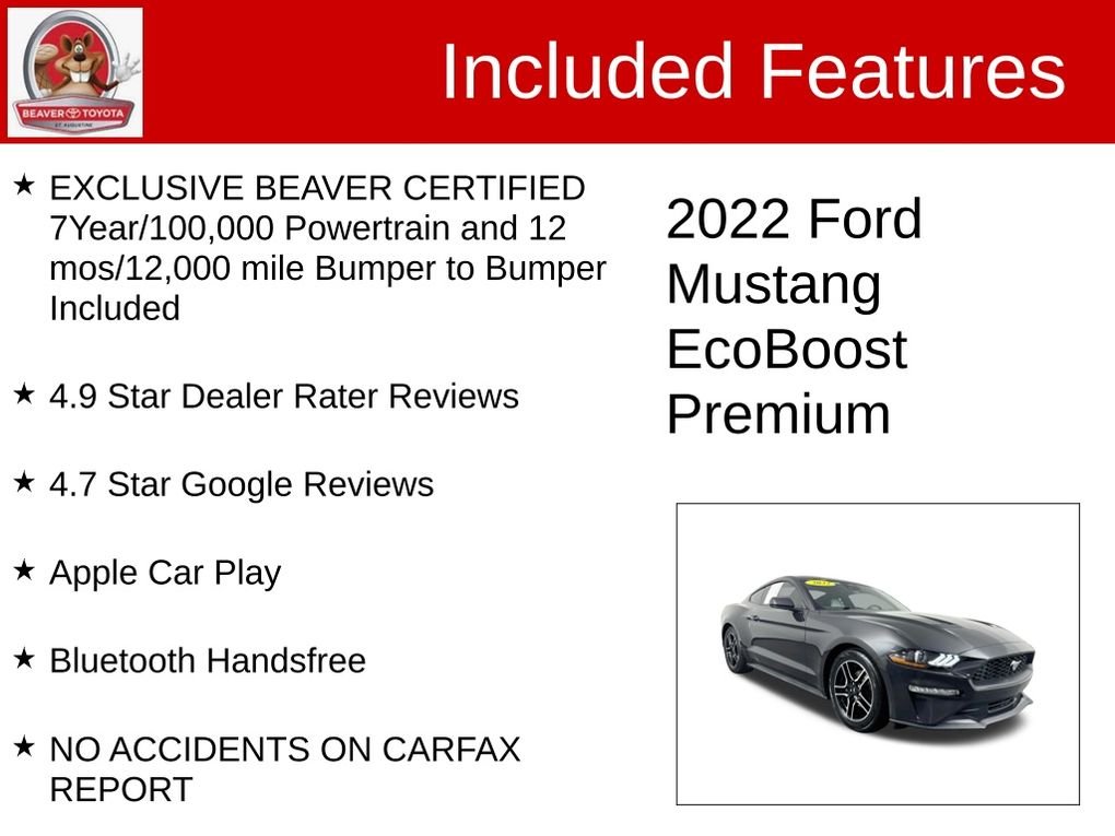 Used 2022 Gray Ford EcoBoost Premium image 4