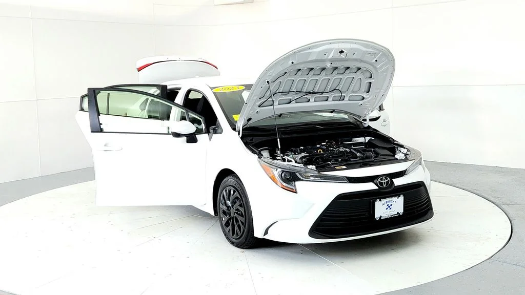 Certified Used 2023 Beige Toyota LE image 9