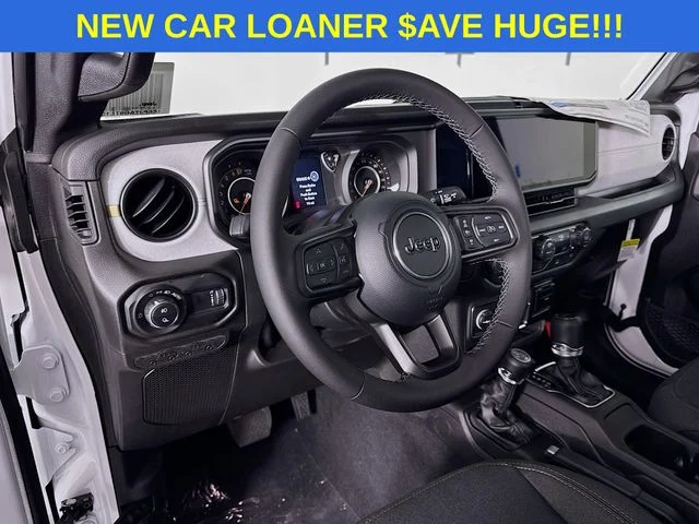 New 2026 Bright White Clear-Coat Exterior Paint Jeep Sport S image 9