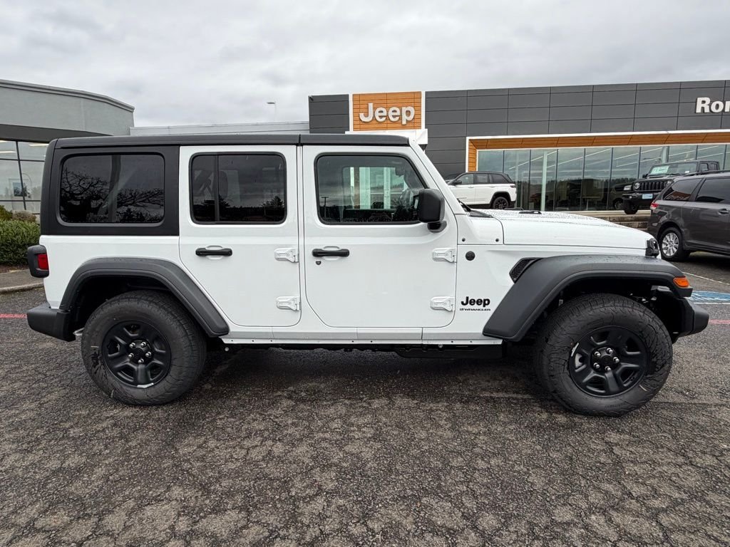 New 2026 Bright White Clear-Coat Exterior Paint Jeep Sport image 9