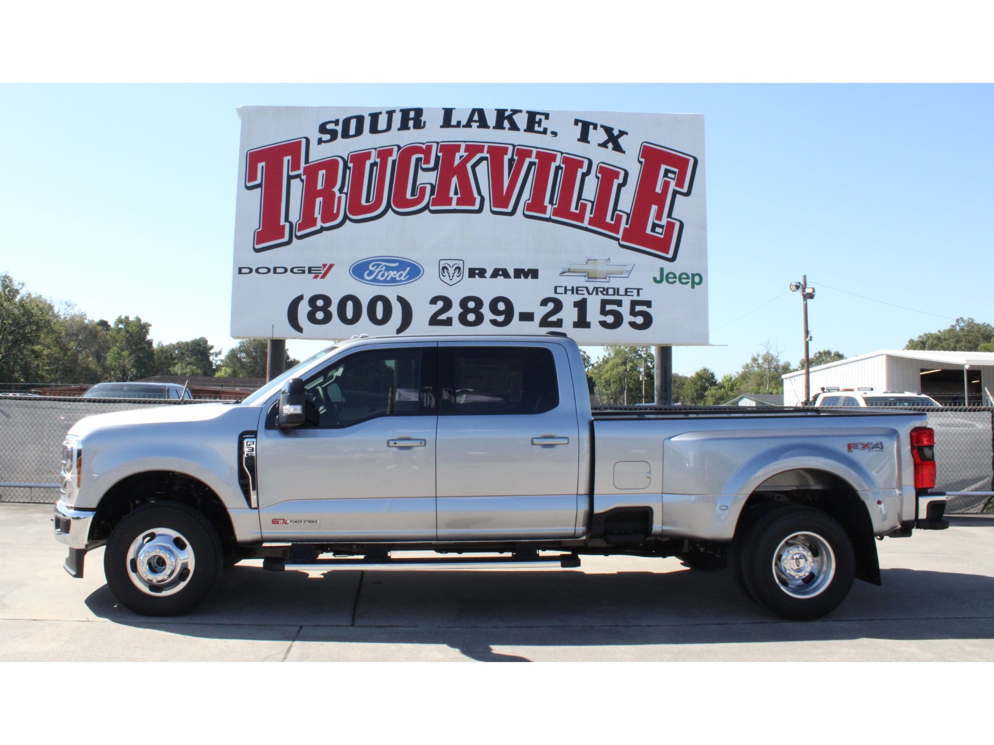 New 2027 Iconic Silver Metallic Ford LARIAT image 1