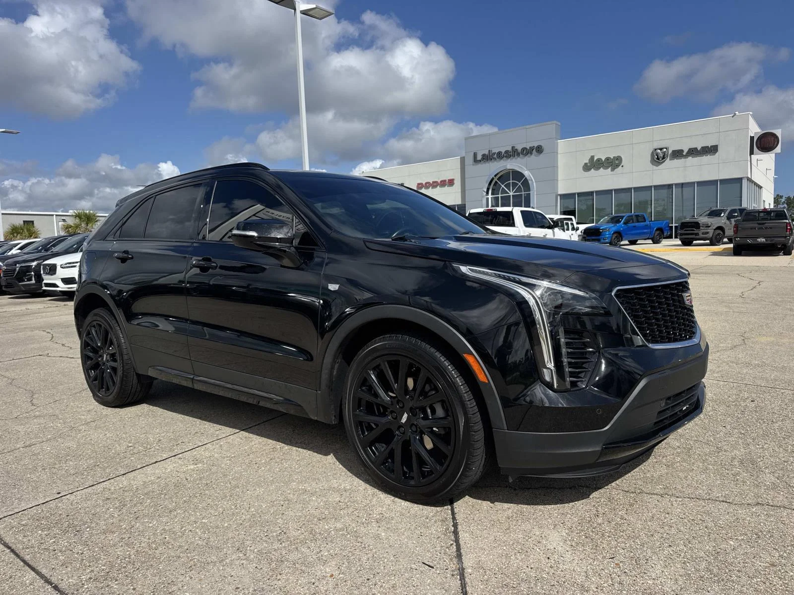 Used 2023 Stellar Black Metallic Cadillac FWD 4dr Sport image 1