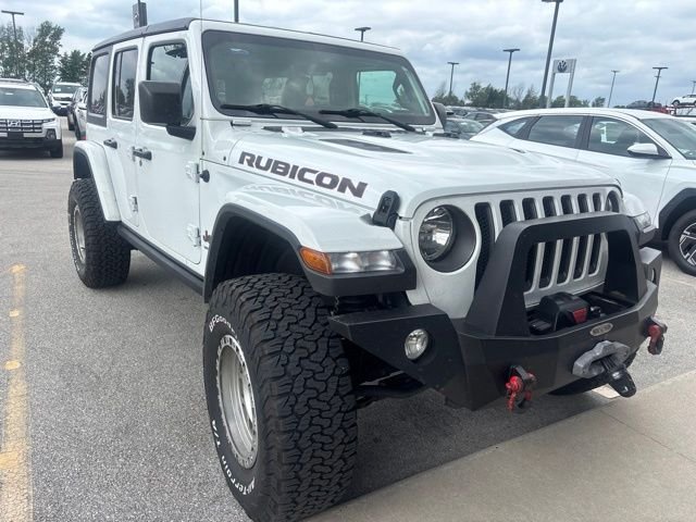 Used 2018 Bright White Clearcoat Jeep Unlimited Rubicon image 9