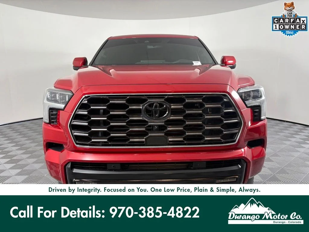 Used 2025 Red Toyota Platinum image 3