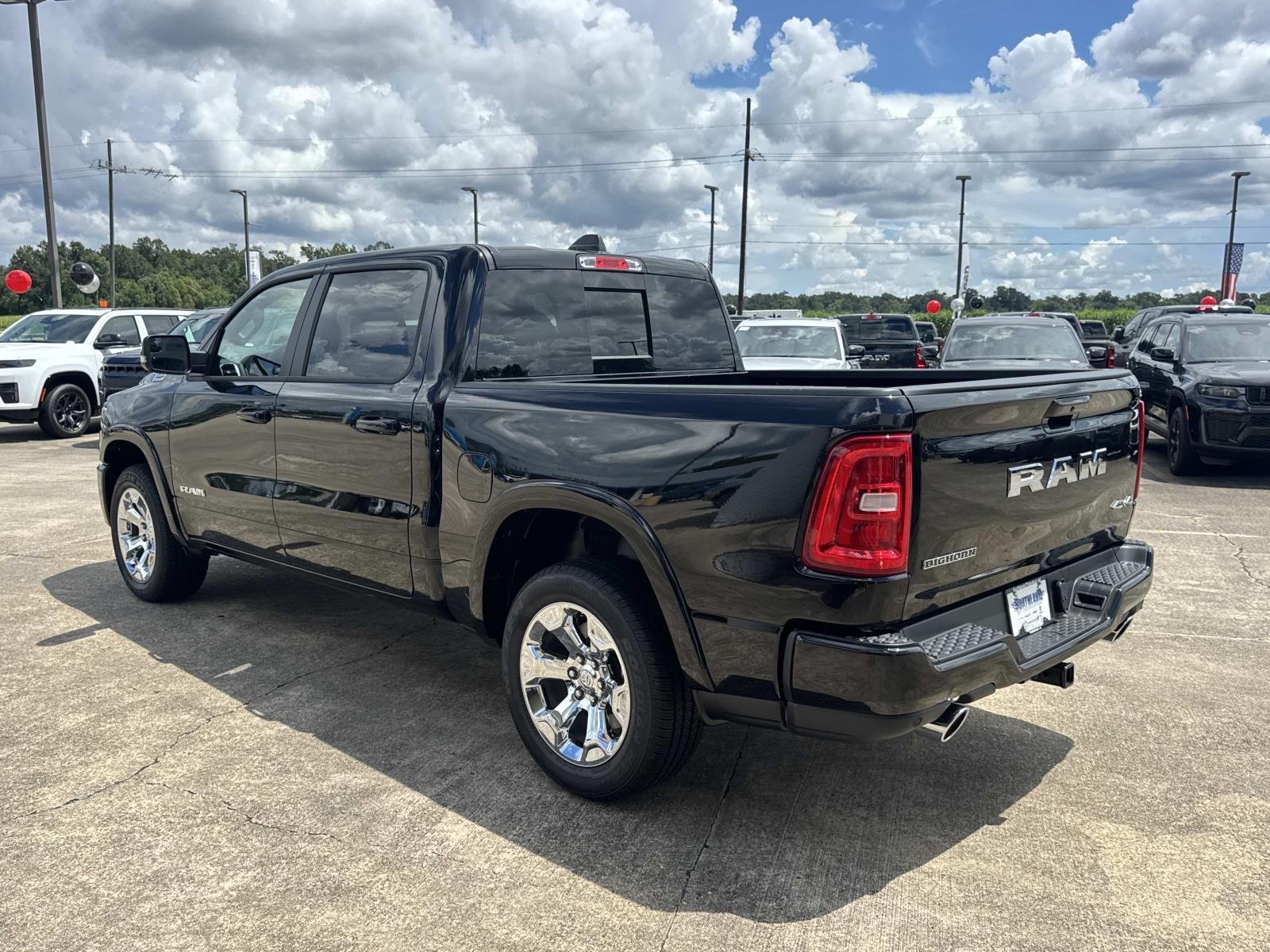 New 2026 Diamond Black Crystal Pearlcoat RAM Big Horn image 4