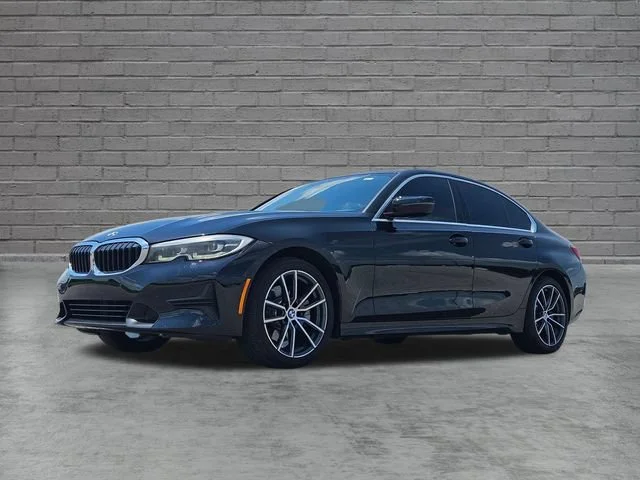 Used 2019 Black BMW 330i image 1