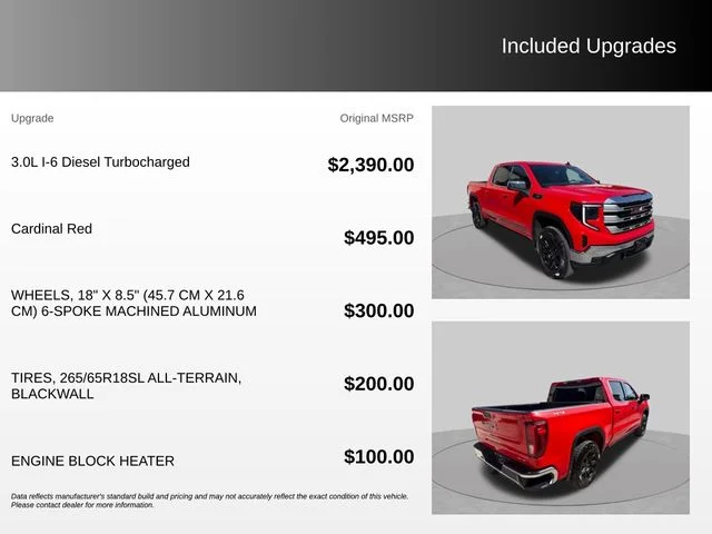 Used 2023 Red GMC SLE image 4